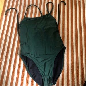 Dark green Jolyn tie back 32